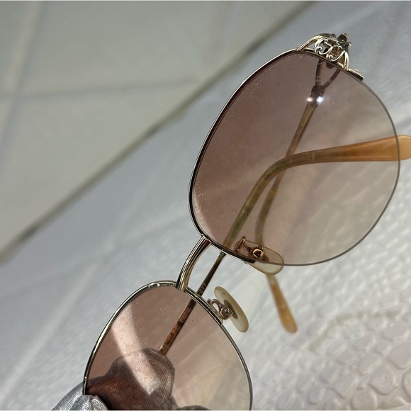 CELINE Oval Sunglasses Titan with Frames 54016-135 - Picture 12 of 13